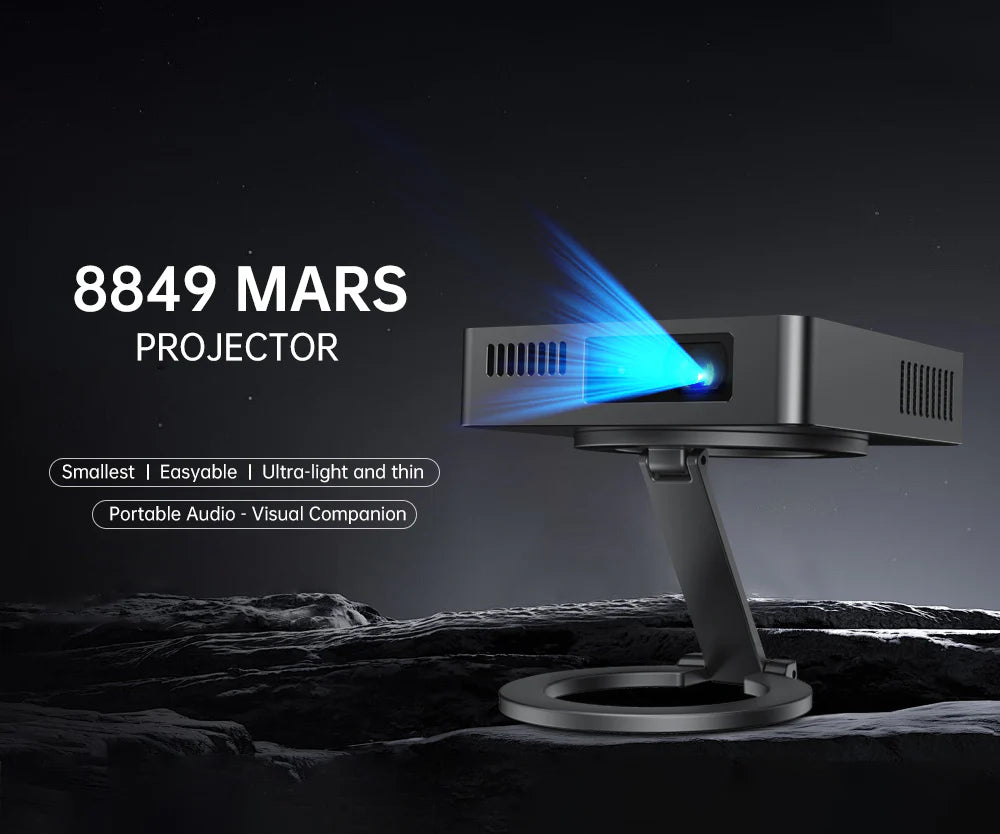 Projector, Upgraded 720P HD for Smartphone/Laptop (No WiFi/Bluetooth)